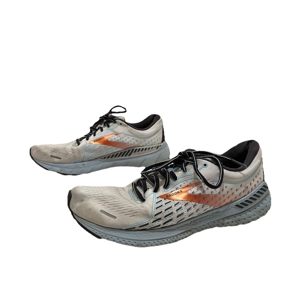 Brooks Adrenaline GTS 21 Women's Running Shoes Size 11 B (Medium) White Blue